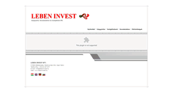 Desktop Screenshot of lebeninvest.hu