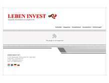 Tablet Screenshot of lebeninvest.hu